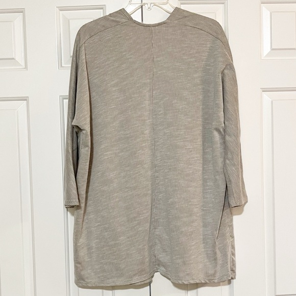 DONNI X Revolve open front slouchy fit ribbed cardigan w/ pockets. Large (OS) - Picture 6 of 9
